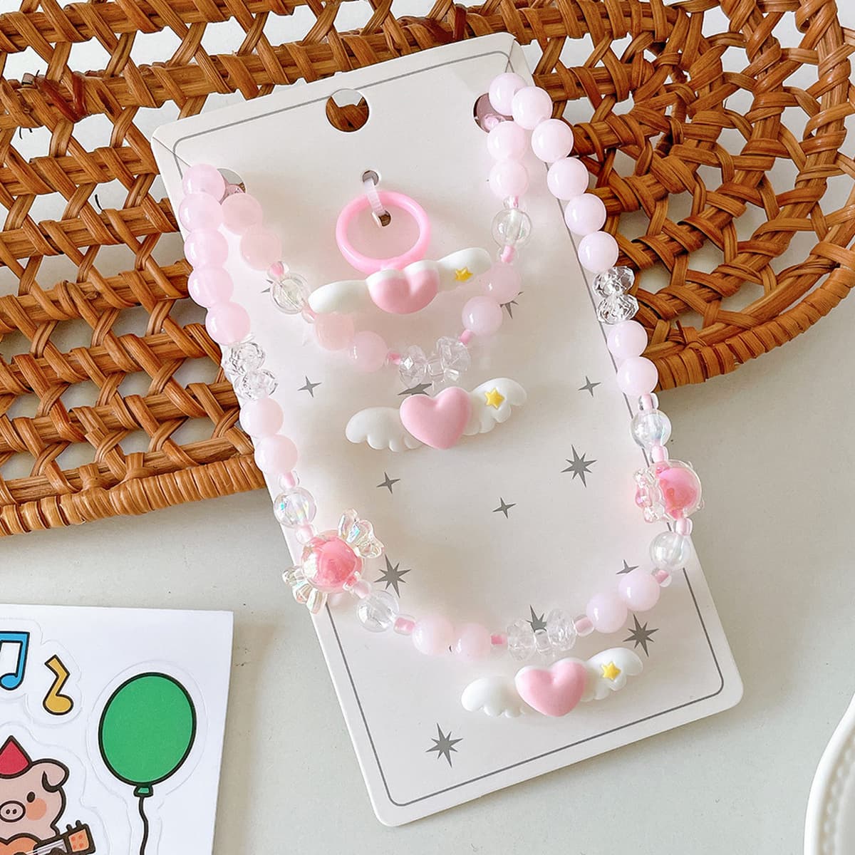 Новое детское мультяшное ожерелье костюм подарок на открытие школы детский сад русалка принцесса девушка аксессуары для...