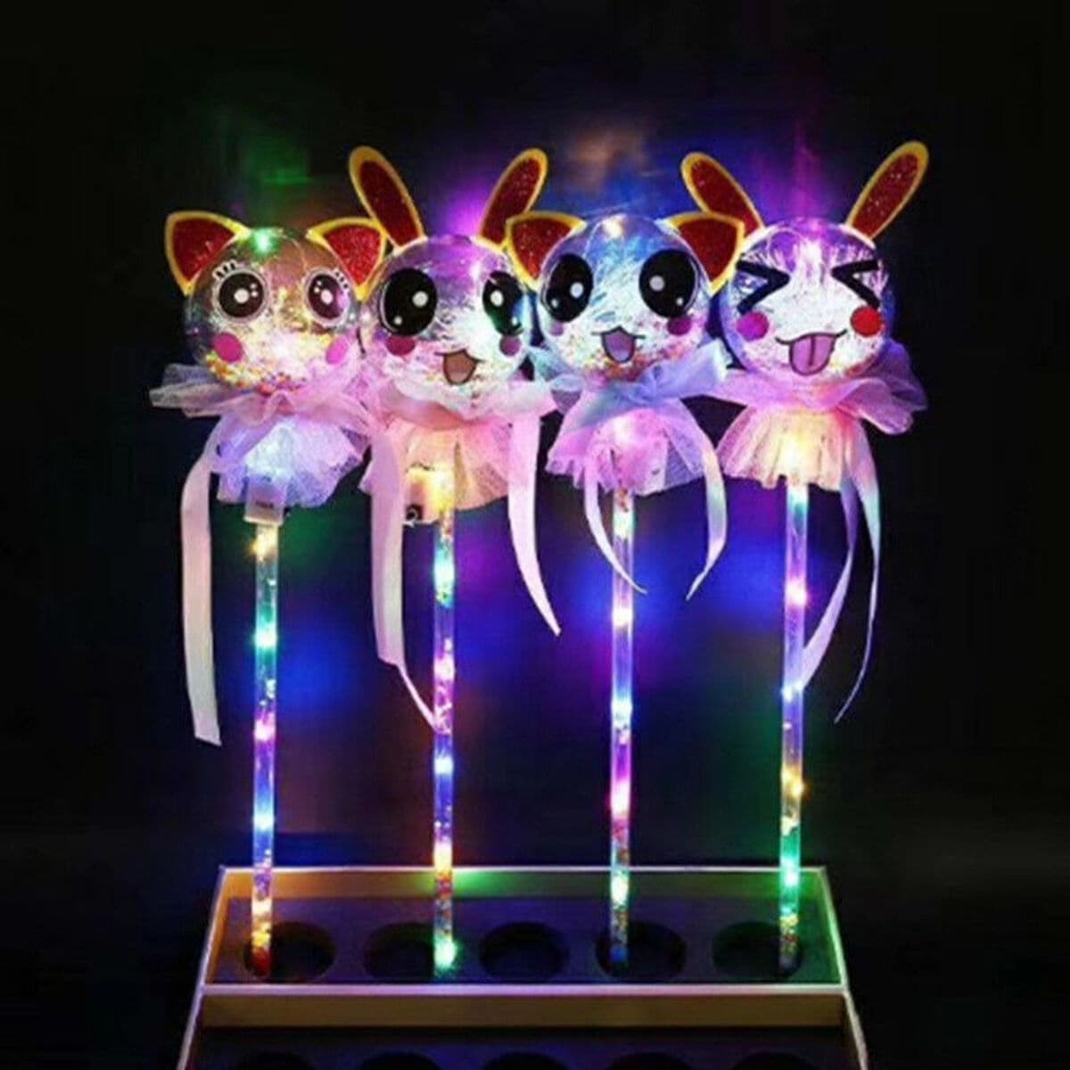 Волшебная фея палочка светодиодный волновой шар наземный толчок WeChat подарок детские игрушки оптом Горячая Распродажа шар...