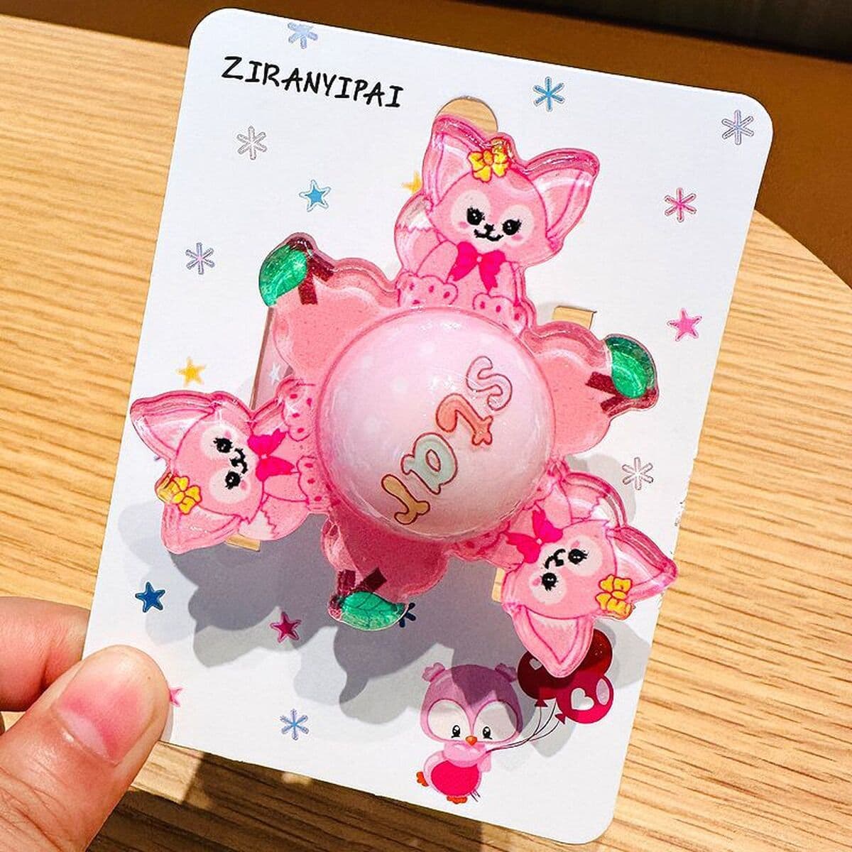 Детский вращающийся стопорный кольцо светоизлучающий гироскоп-браслет мальчик девочка принцесса ювелирные изделия на день...