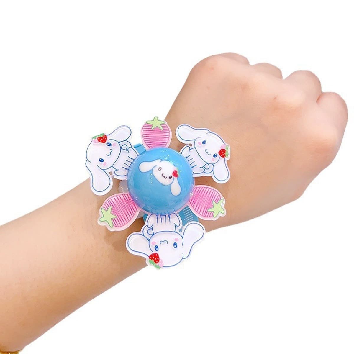 Детский вращающийся стопорный кольцо светоизлучающий гироскоп-браслет мальчик девочка принцесса ювелирные изделия на день...