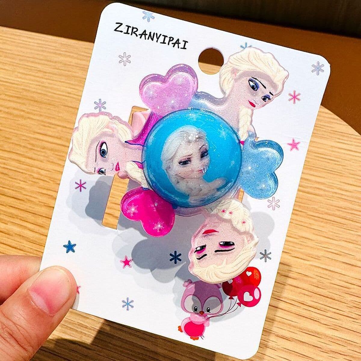 Детский вращающийся стопорный кольцо светоизлучающий гироскоп-браслет мальчик девочка принцесса ювелирные изделия на день...