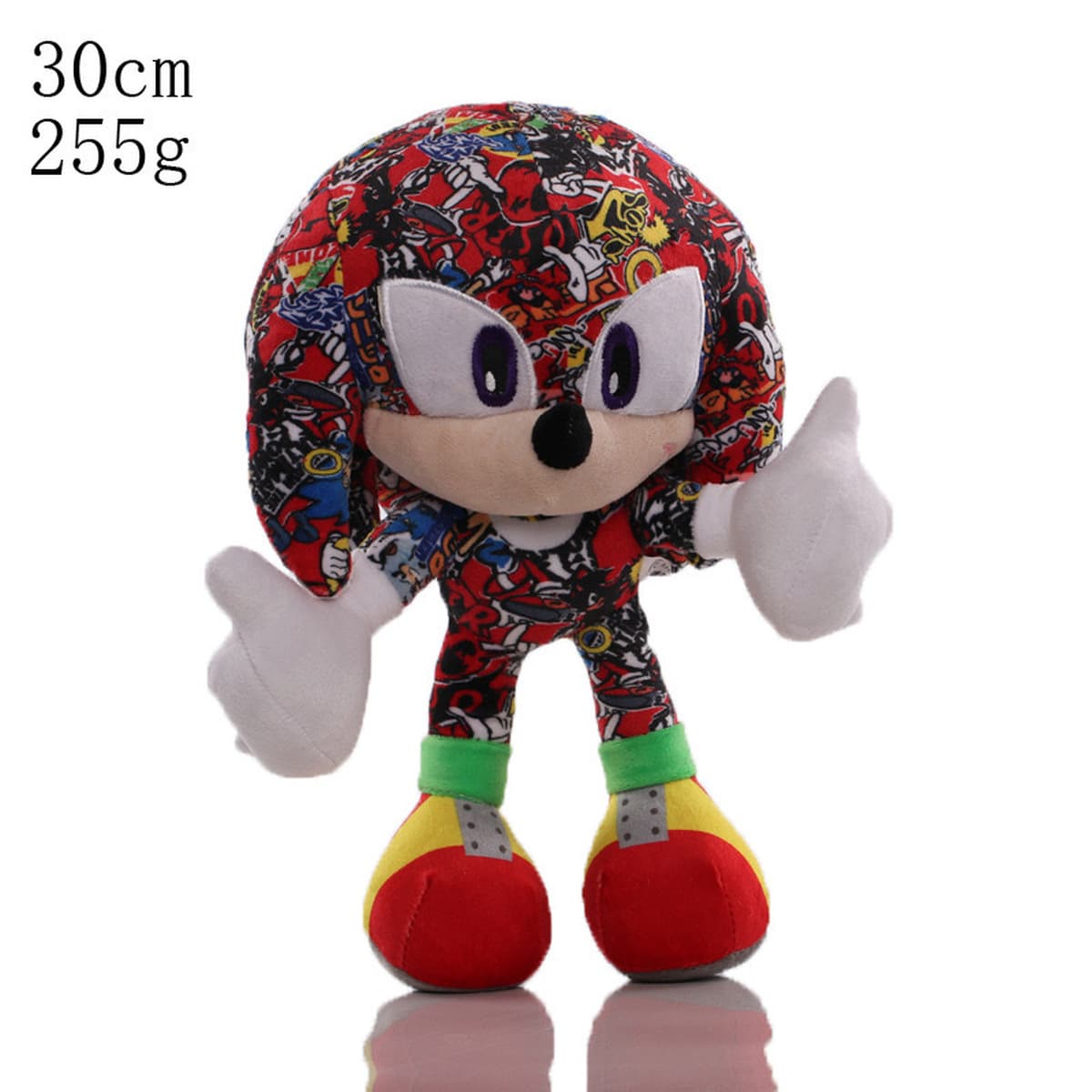 Новая звуковая мышь Sonic Super Sonic плюшевая игрушка tarsnak Ежик кукла детский подарок