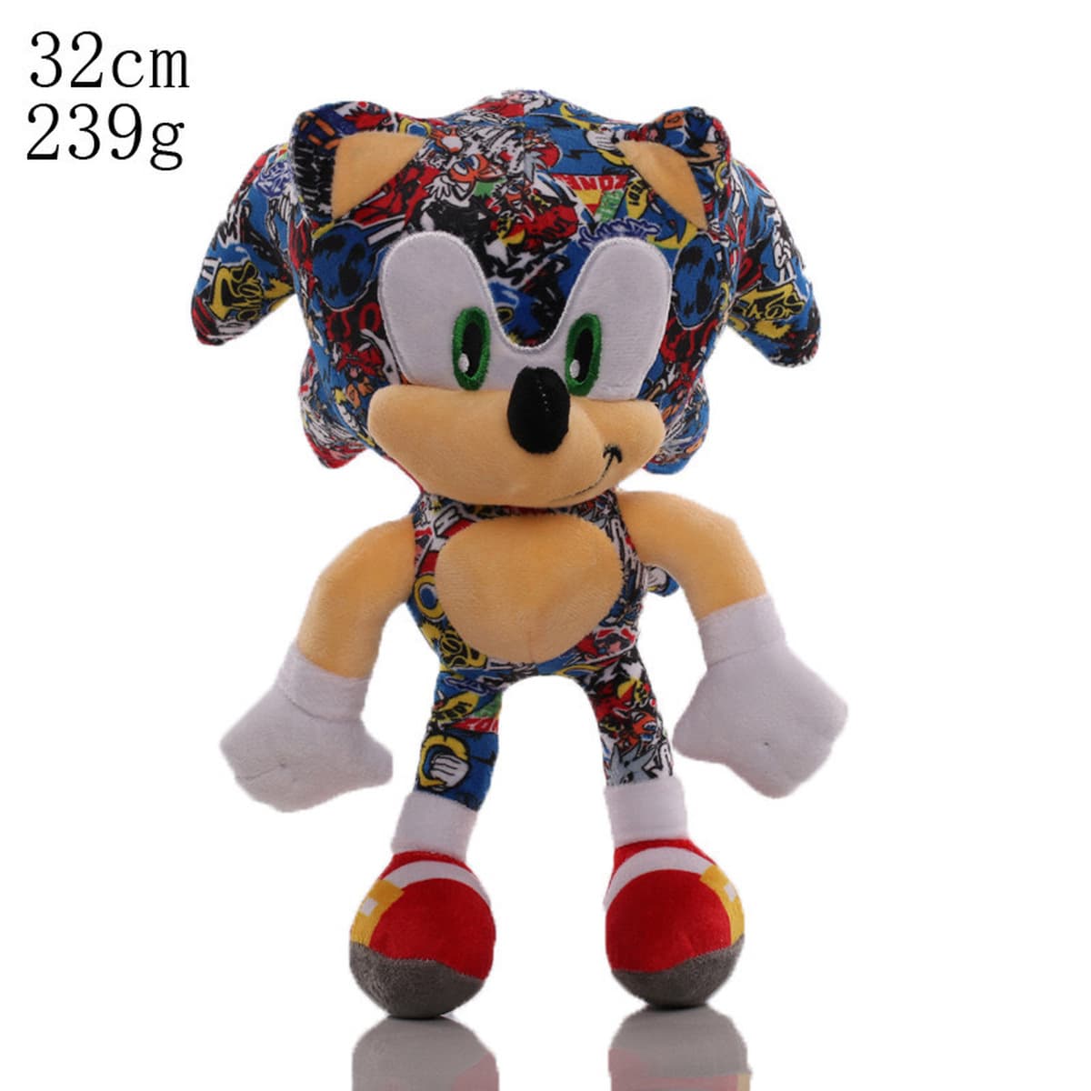 Новая звуковая мышь Sonic Super Sonic плюшевая игрушка tarsnak Ежик кукла детский подарок