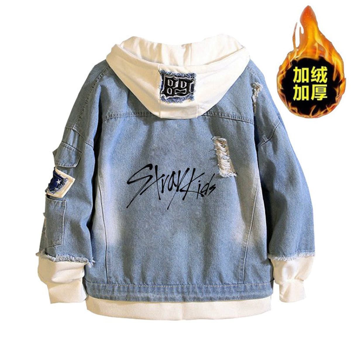 Трансграничные stray kids периметр свитер весна и осень с длинными рукавами мужской толстовка с капюшоном