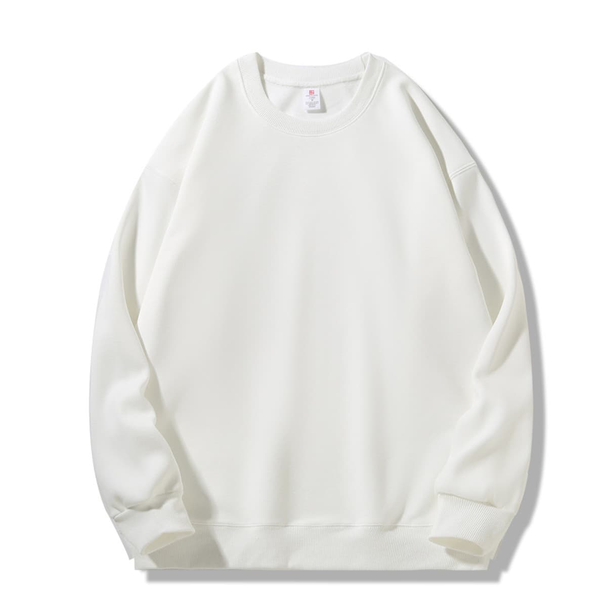 Дымка синий 600 г тяжелый серебряный лис с капюшоном свитер мужской толстый теплый свободный сплошной толстовка осенью и...