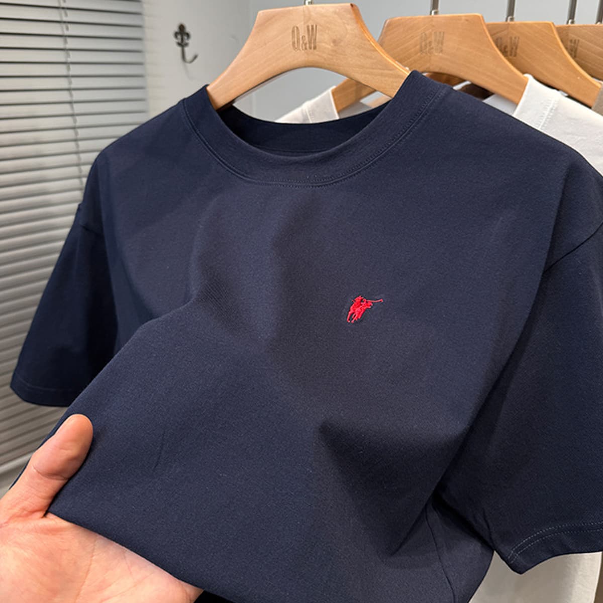 Мужская летняя футболка из чистого хлопка Paul премиум-класса, короткий рукав, свободный крой, круглый вырез, однотонная,...