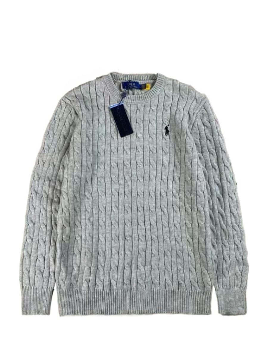 RL Laff Pony Paul, свитер с круглым вырезом и вышивкой, мужской осенне-зимний теплый пуловер для пар, женский свитер