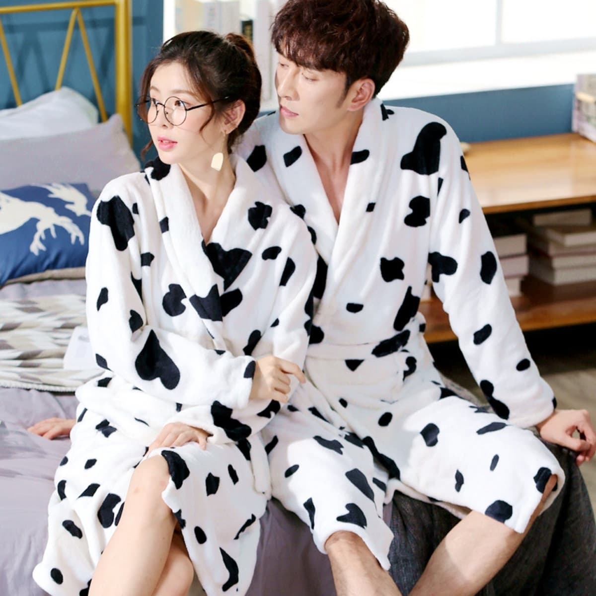 Купальные халаты пара фланелевый отель халат осенью и зимой белый халат женский халат длинный коралловый бархат мужская...