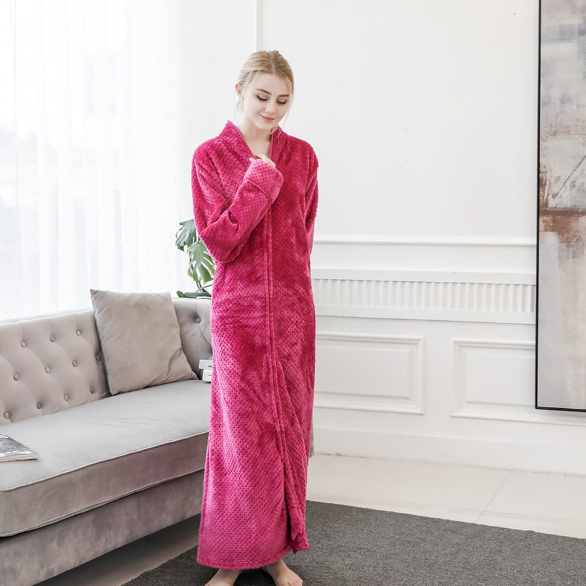 Трансграничные производители халатов фланелевые ночные рубашки пары толстые удлиненные ночные рубашки мужчин и женщин плюс...