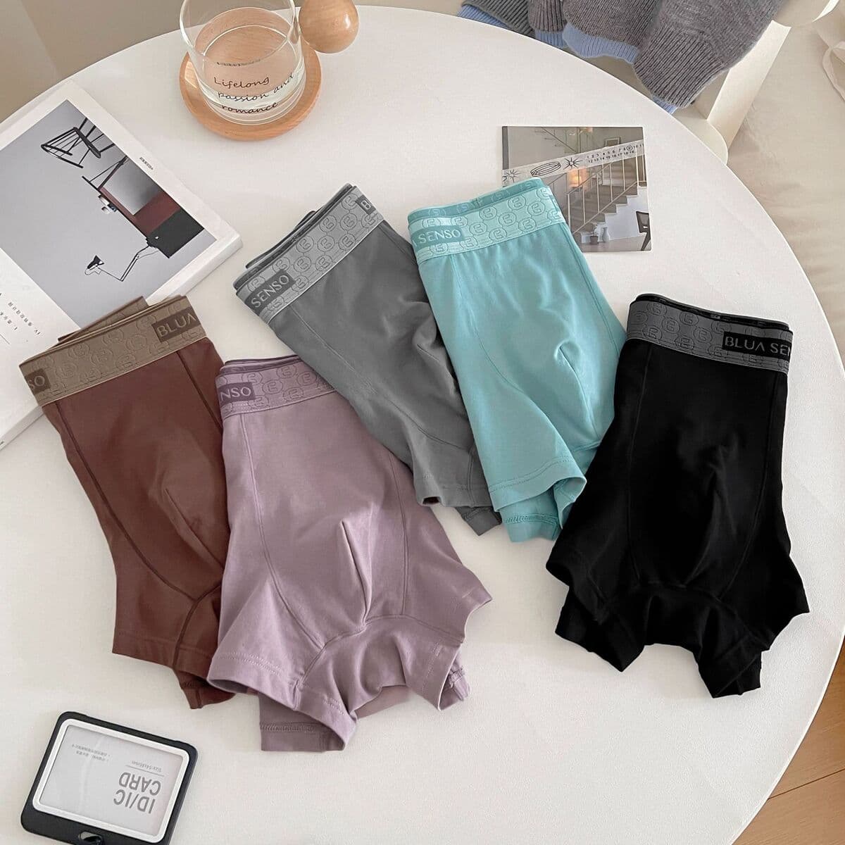 Мужские трусы-боксеры из длинноволокнистого хлопка Синьцзянь, 100% хлопок, дышащие, комфортные, с антибактериальной...