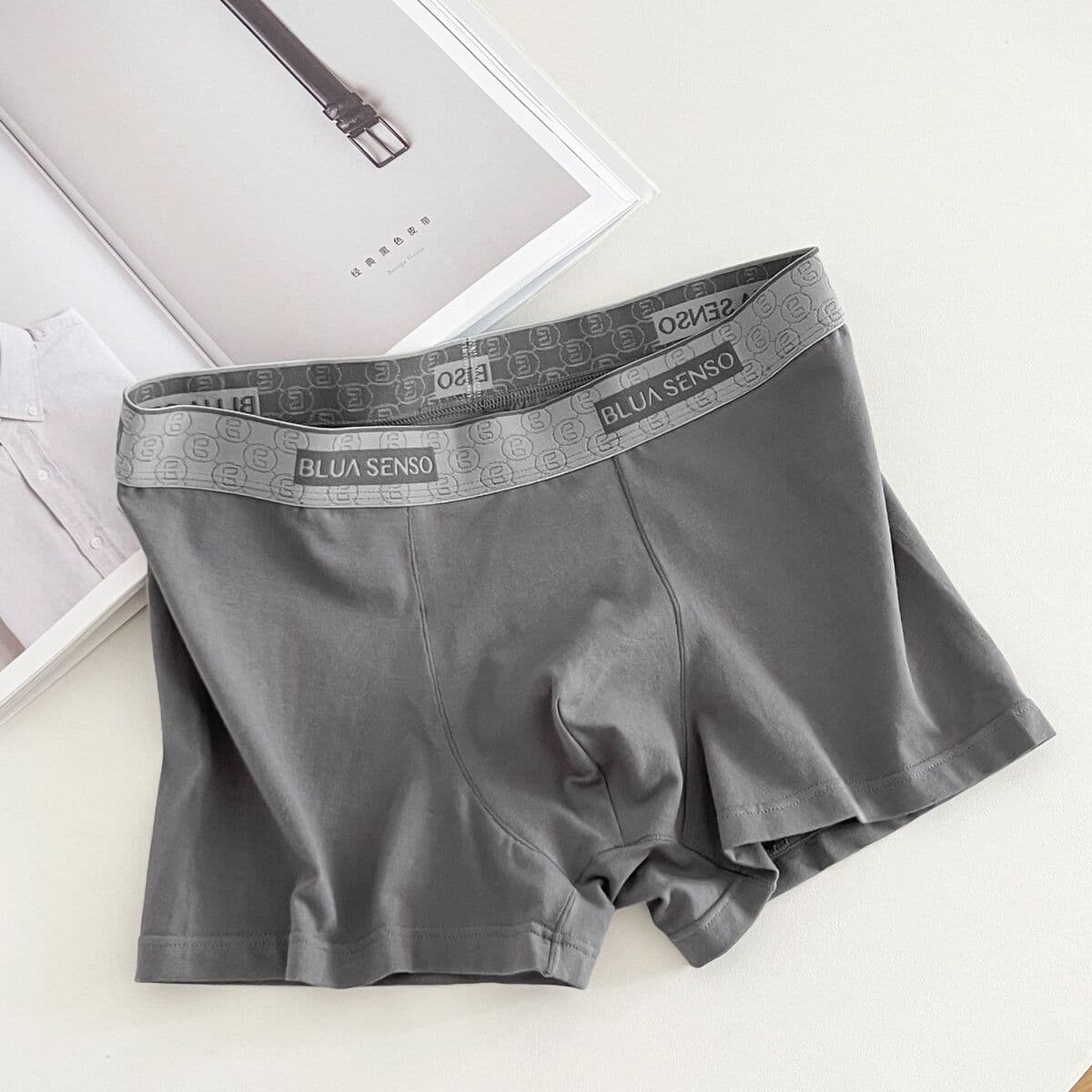 Мужские трусы-боксеры из длинноволокнистого хлопка Синьцзянь, 100% хлопок, дышащие, комфортные, с антибактериальной...