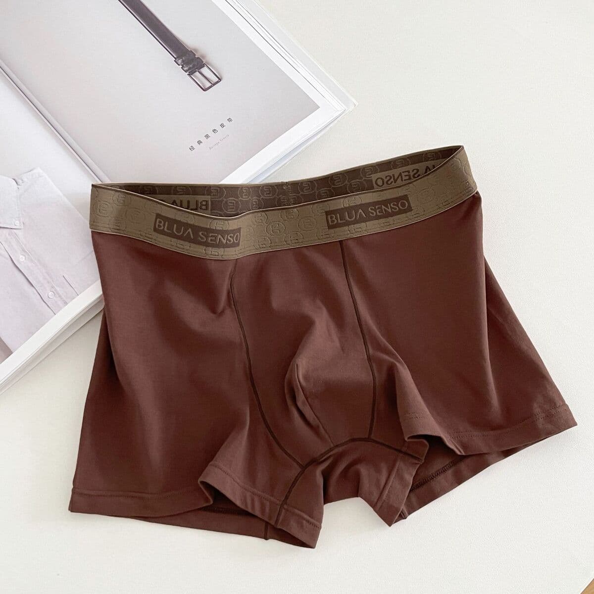 Мужские трусы-боксеры из длинноволокнистого хлопка Синьцзянь, 100% хлопок, дышащие, комфортные, с антибактериальной...