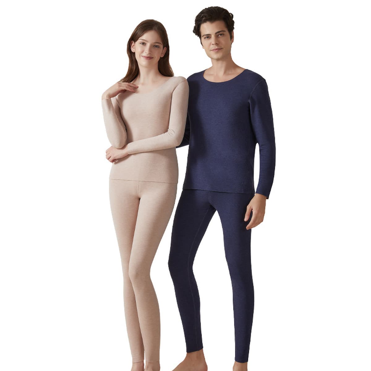 Кашемировое шелковое термобелье нового дизайна: женские антибактериальные бесшовные термокомплекты (топ и леггинсы) и...