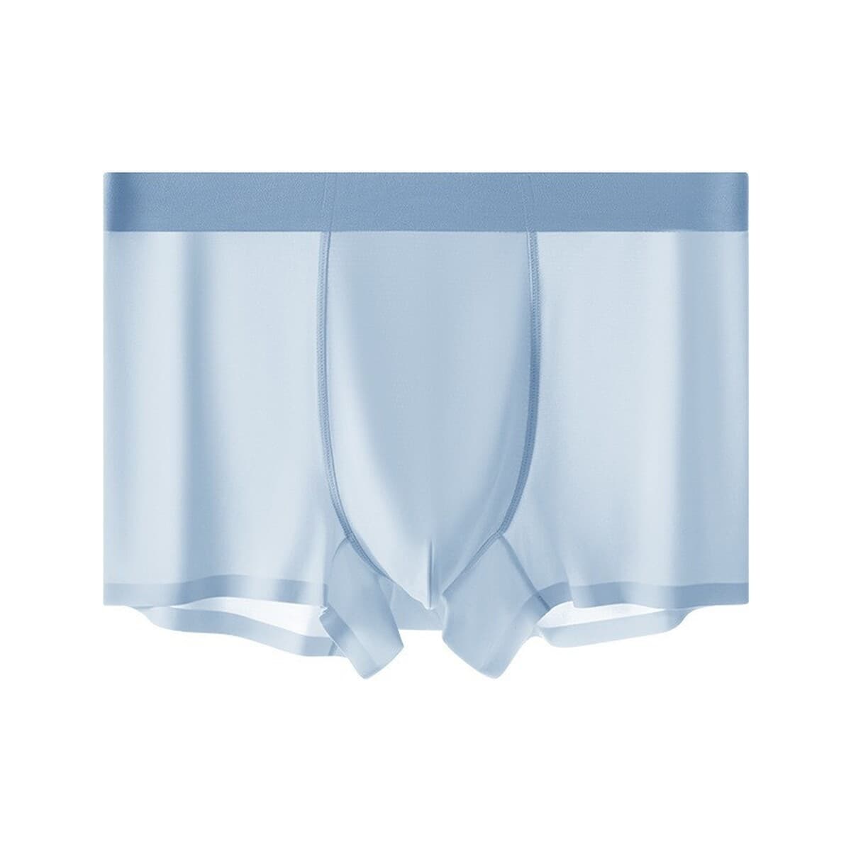 Летнее мужское нижнее белье из ледяного шелка, большие размеры, дышащие, антибактериальные боксеры, тонкие, студенческие...