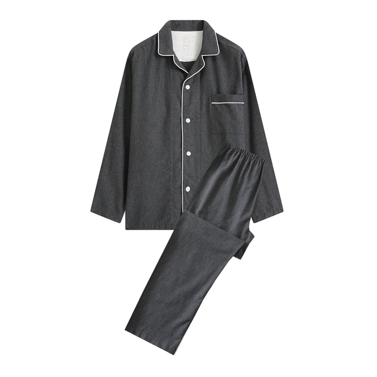 Двухниточная хлопковая фланелевая домашняя одежда в японском стиле, пижамы, женские пижамы из чистого хлопка, осенне-зимние...