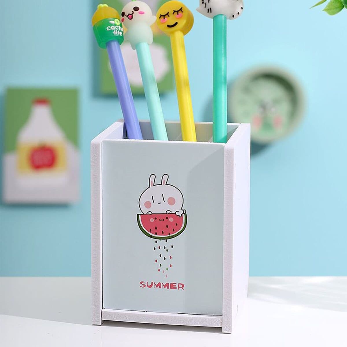 Держатель для ручек в стиле ins, простой и милый детский школьный стол, студенческий многофункциональный креативный...
