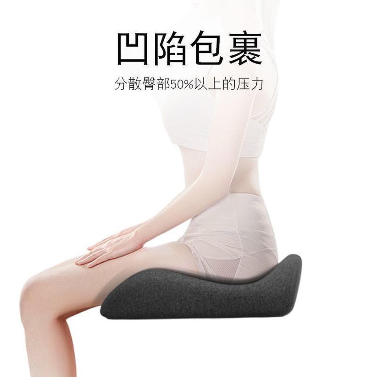 Подушка для офисного стула, сидячая утолщенная несминаемая подушка для сиденья из пены с эффектом памяти, дышащая мужская...