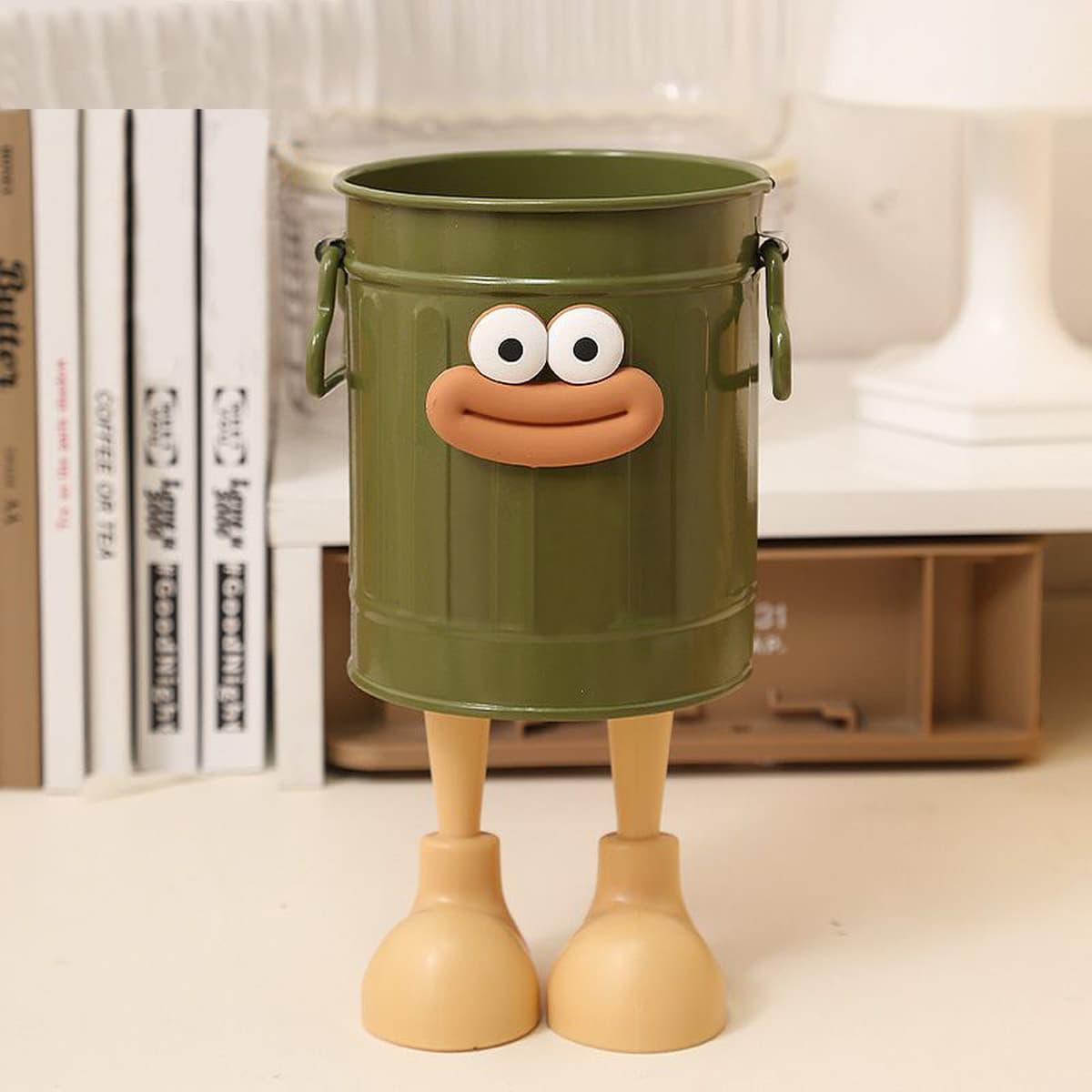 Забавный держатель для ручек большой емкости, студенческий настольный ящик для хранения, офисный ящик для девочек, детей,...