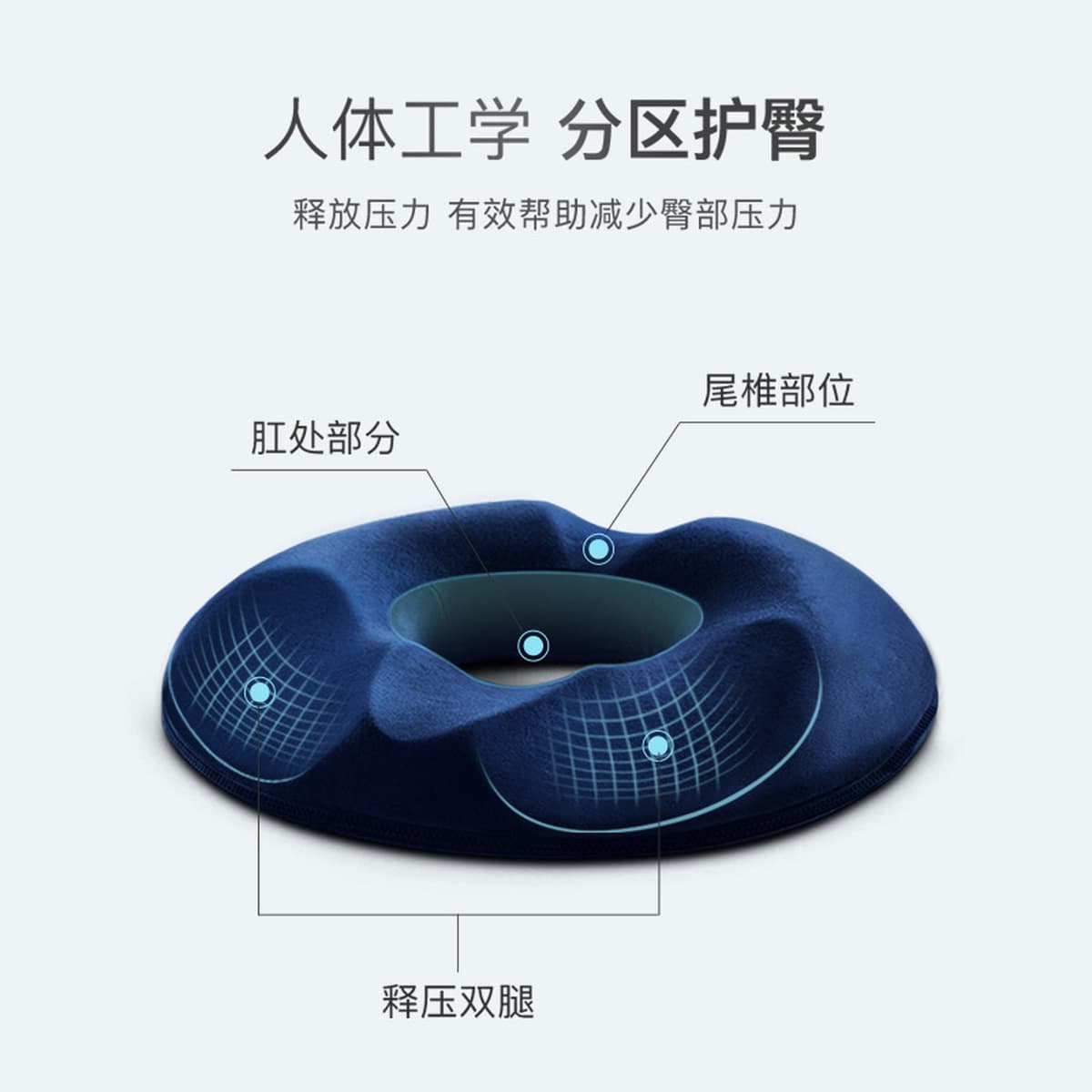 Подушка для сиденья из пены с эффектом памяти для длительного сидения в офисе, летняя подушка для стула, дышащая подушка для...