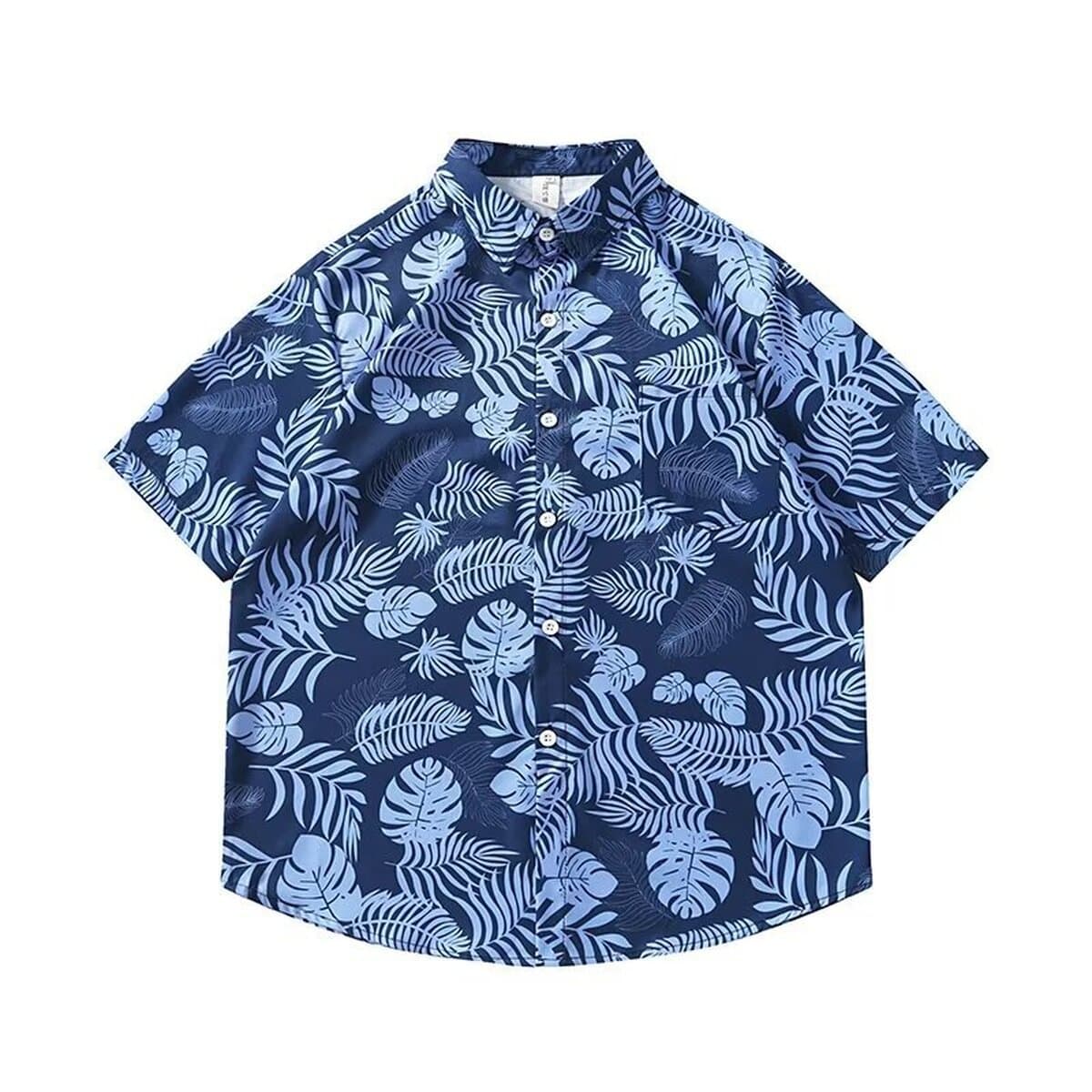Большой размер 300 кг vintage Древняя барочная цветочная рубашка мужской Гавайский праздник пляж кленовый лист рубашка с...