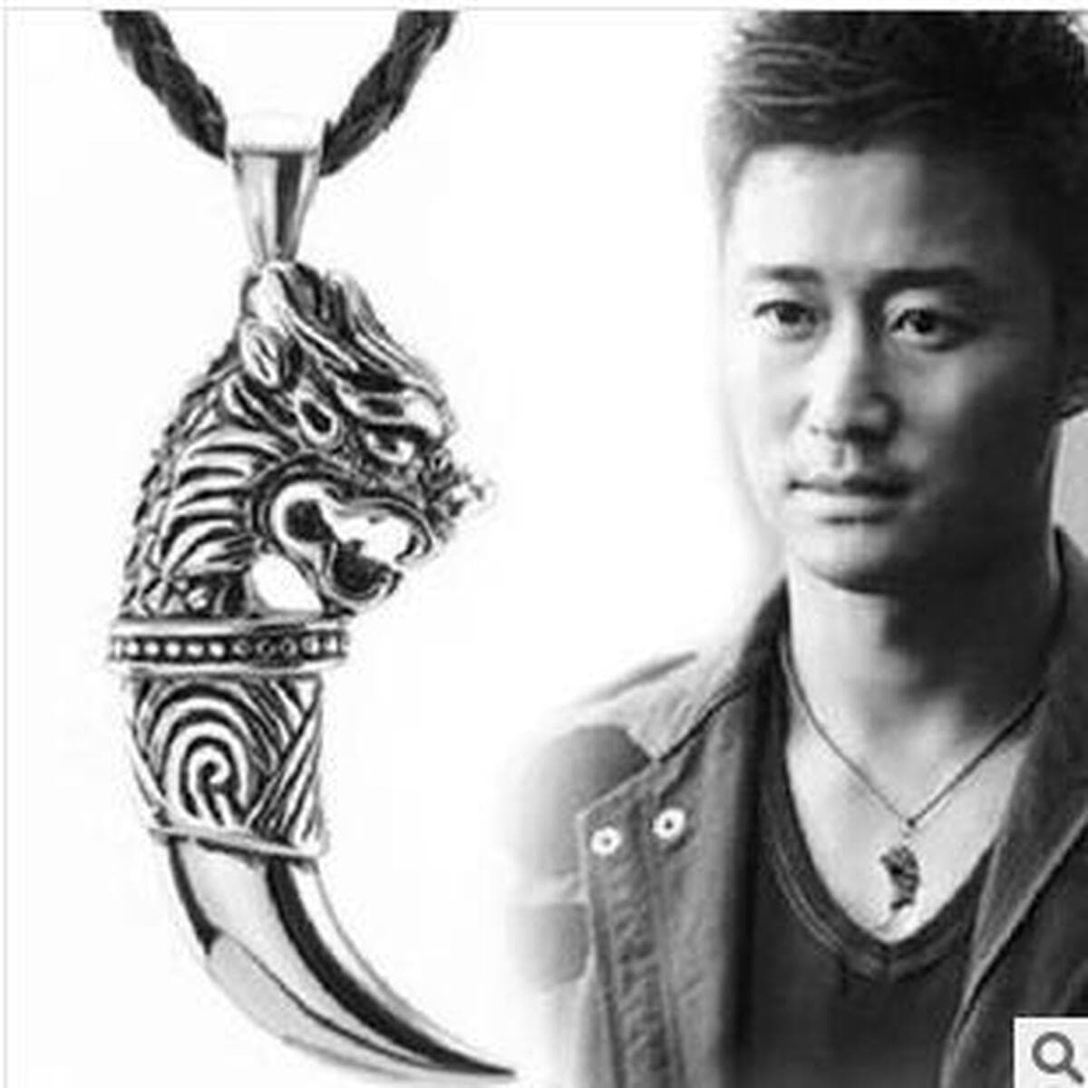 Корейская мода чистое красное ожерелье женское мужское Ретро индивидуальная любовь цепочка ключицы темперамент ins Wind кулон