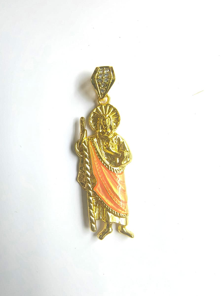 Европейские и американские трансграничные капающие масла Религия Св. Иуда Сплав подвески для мужчин 8MM кубинские цепи...