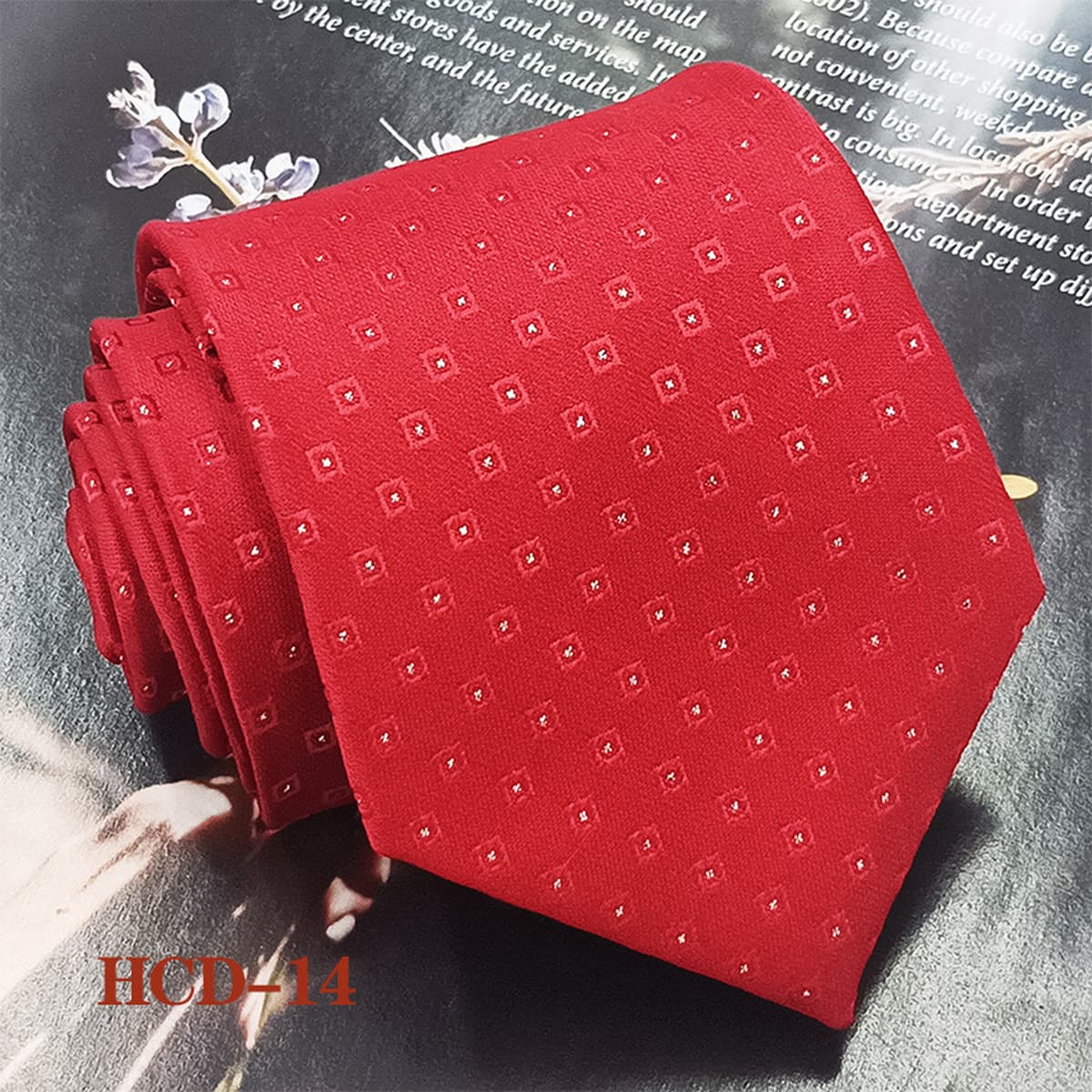 Фабрика в наличии мужской галстук красный свадебный жених шафер жаккардовый окрашенный в пряжу полиэфирный галстук ручной...