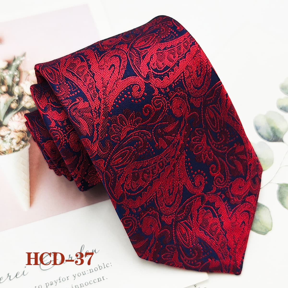 Фабрика в наличии мужской галстук красный свадебный жених шафер жаккардовый окрашенный в пряжу полиэфирный галстук ручной...