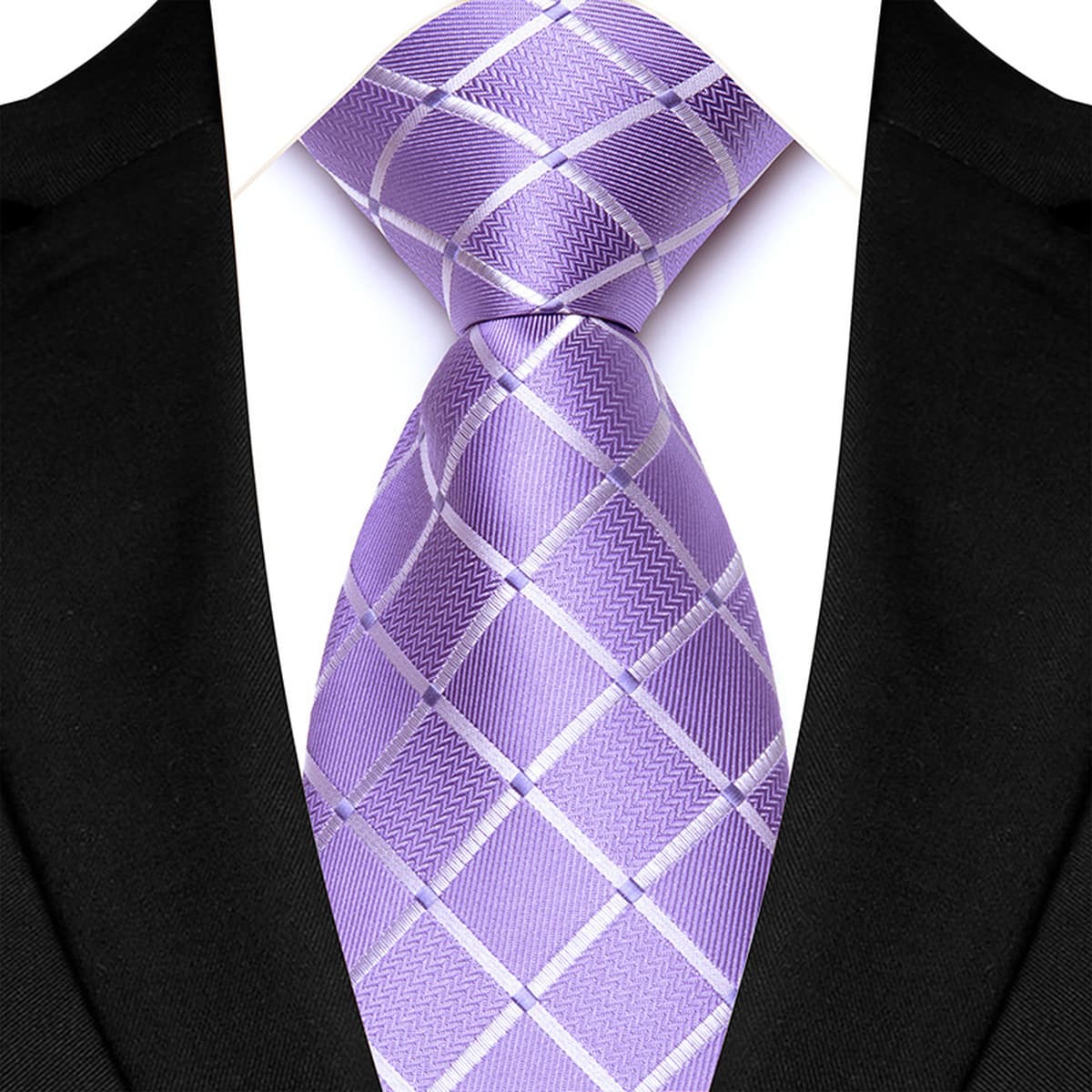 Готовая поставка классических однотонных мужских галстуков в клетку от производителя, деловых повседневных свадебных...