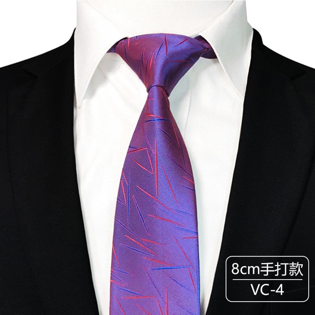 Источник производителей деловой формальный галстук мужской 8 см Свадебный Жених работа защитные полосы для узора логотипа