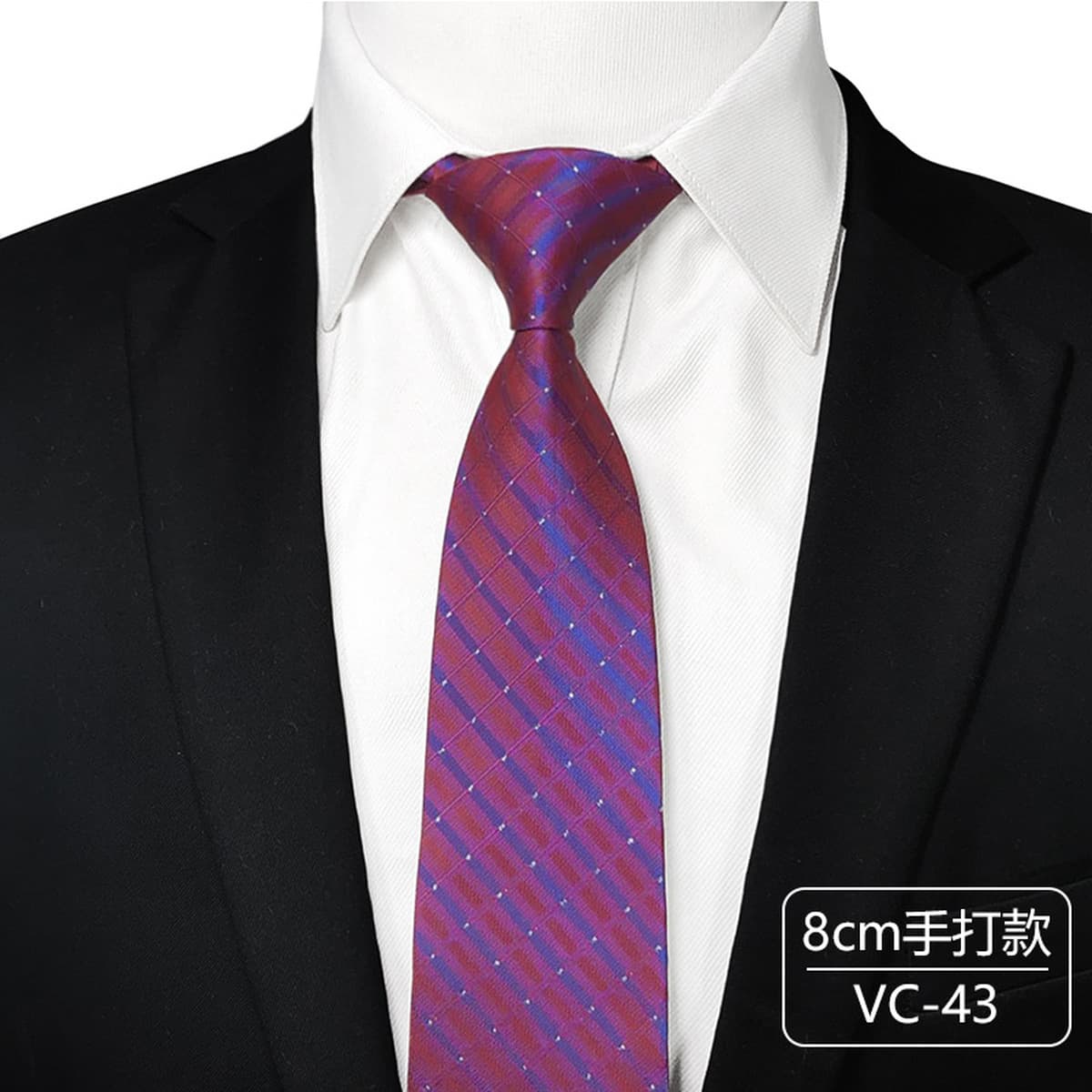 Источник производителей деловой формальный галстук мужской 8 см Свадебный Жених работа защитные полосы для узора логотипа