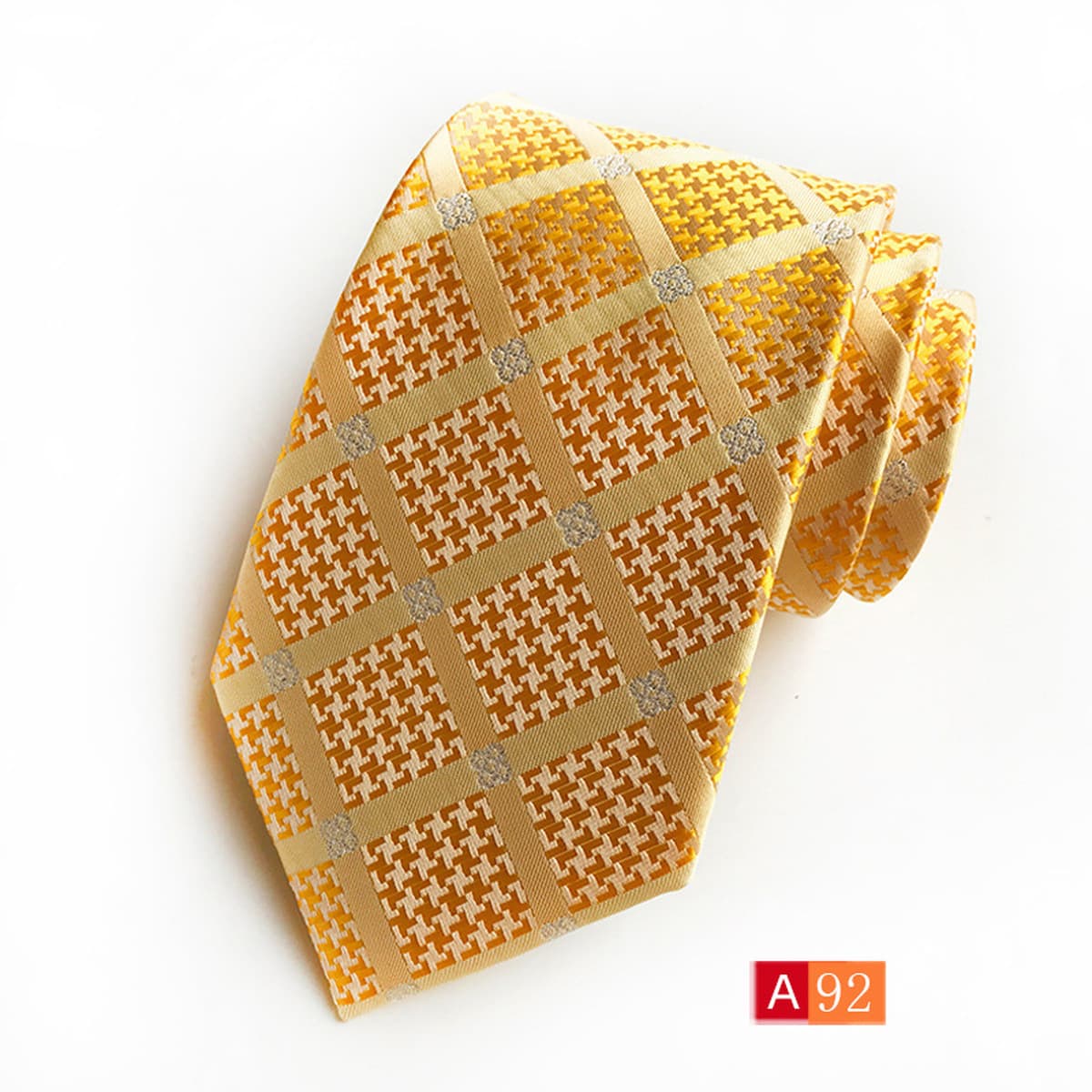 Источник питания галстук Мужская повседневная одежда Профессиональный Бизнес Свадьба Лучший Человек Полиэстер жаккардовый...