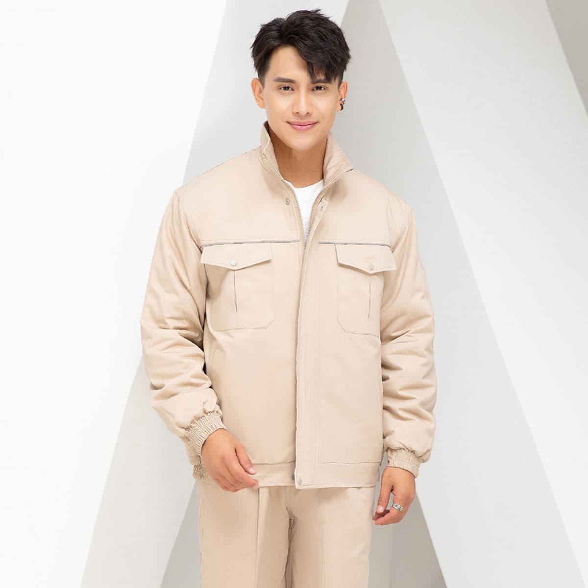 Зимняя Рабочая одежда из чистого хлопка National Grid Мужская утепленная холодостойкая куртка с хлопковой подкладкой...