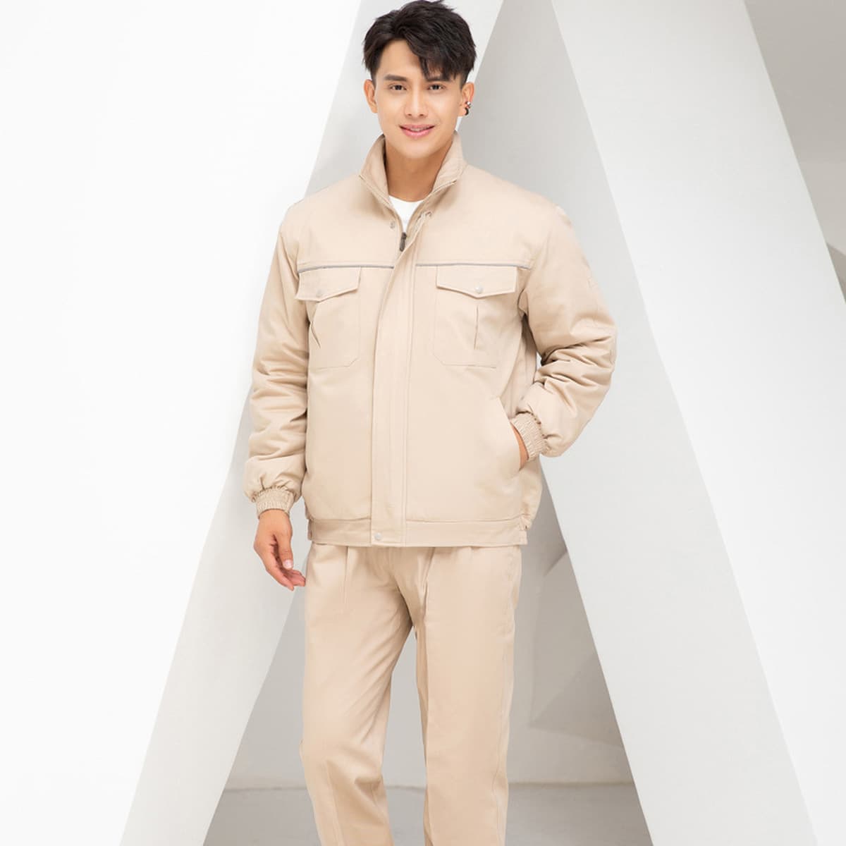 Зимняя Рабочая одежда из чистого хлопка National Grid Мужская утепленная холодостойкая куртка с хлопковой подкладкой...