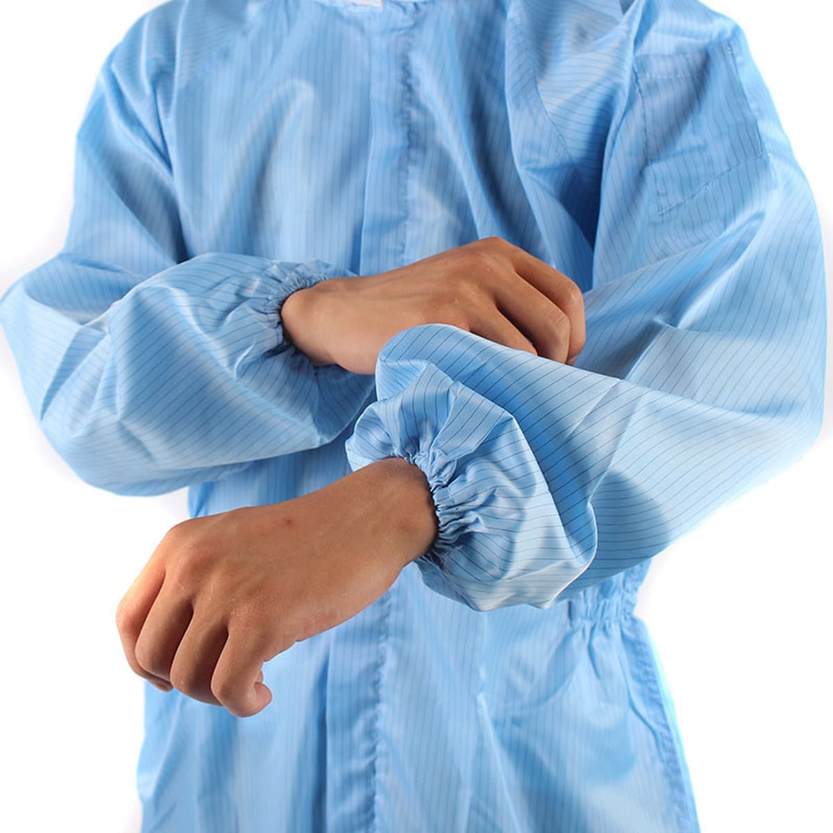 Антистатическая соединенная одежда для очистки без пыли с длинными рукавами, соединенные комбинезоны, соединенные с едой с...