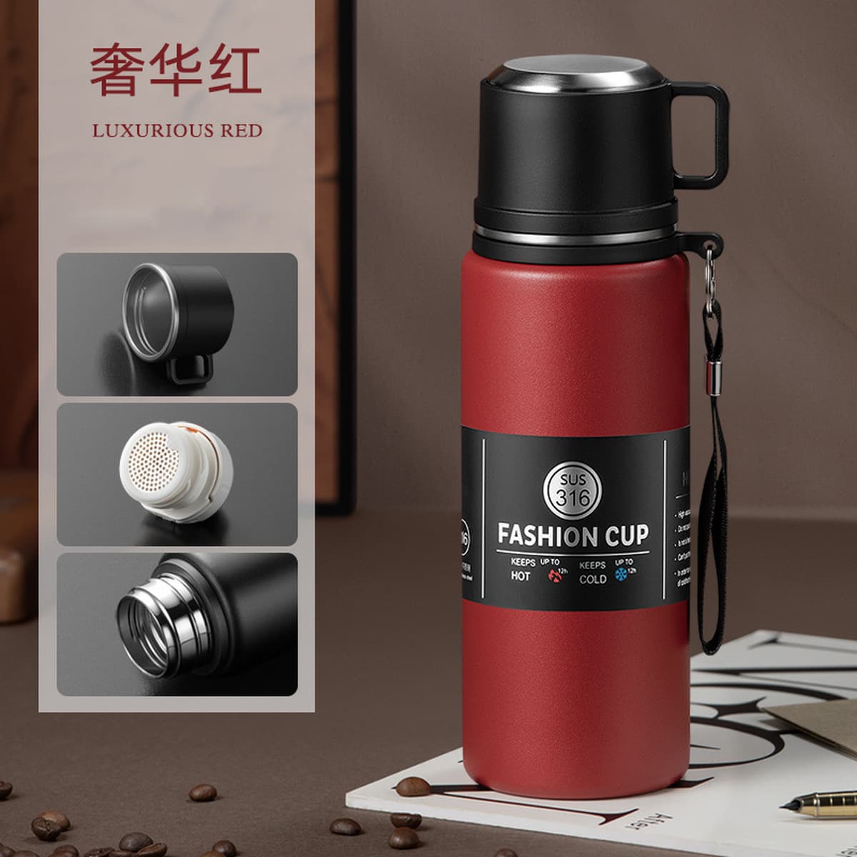 316 нержавеющая сталь Изоляющая чашка изготовленная на заказ стальная большая емкость чашка для воды для мужчин удобный...