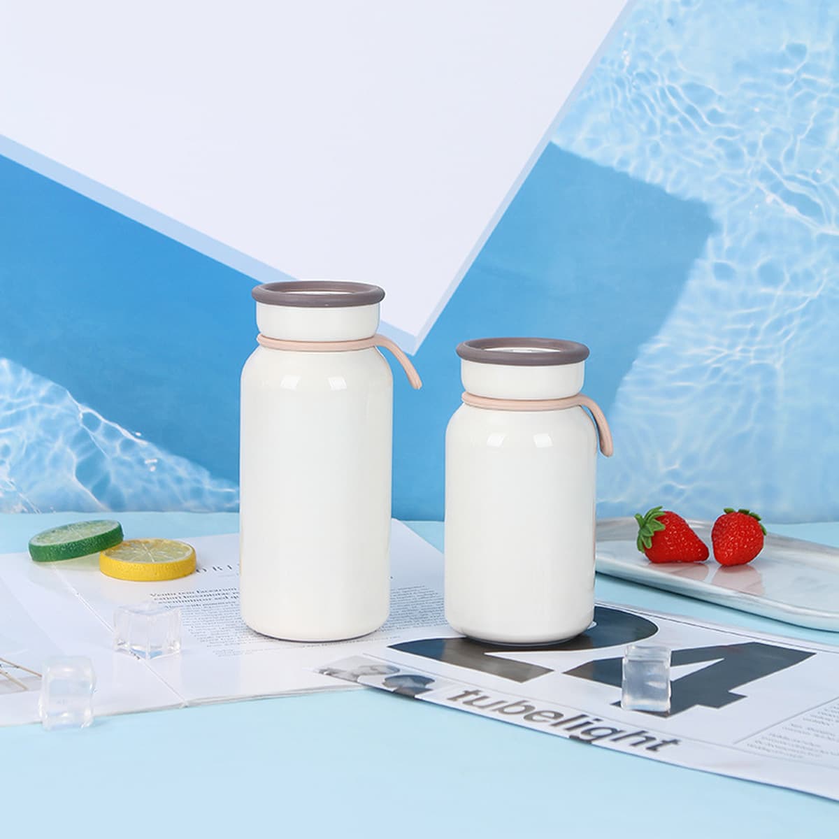 Чашка молока Изоляющая чашка Японский милый 304 Нержавеющая сталь портативный студенческий стакан с водой бутылка молока...