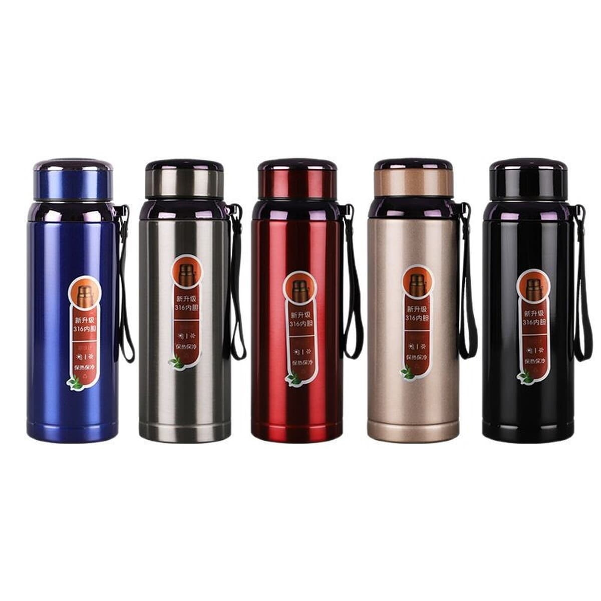 Оптовая продажа 316 из нержавеющей стали термос портативный подтяжка звезды чашка спортивный чайник подарочный стакан воды с...