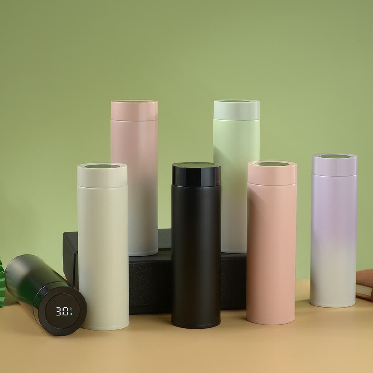 Умная термокружка из нержавеющей стали 316 с градиентным цветом, высокая эстетичность, подарочная упаковка для мужчин и...