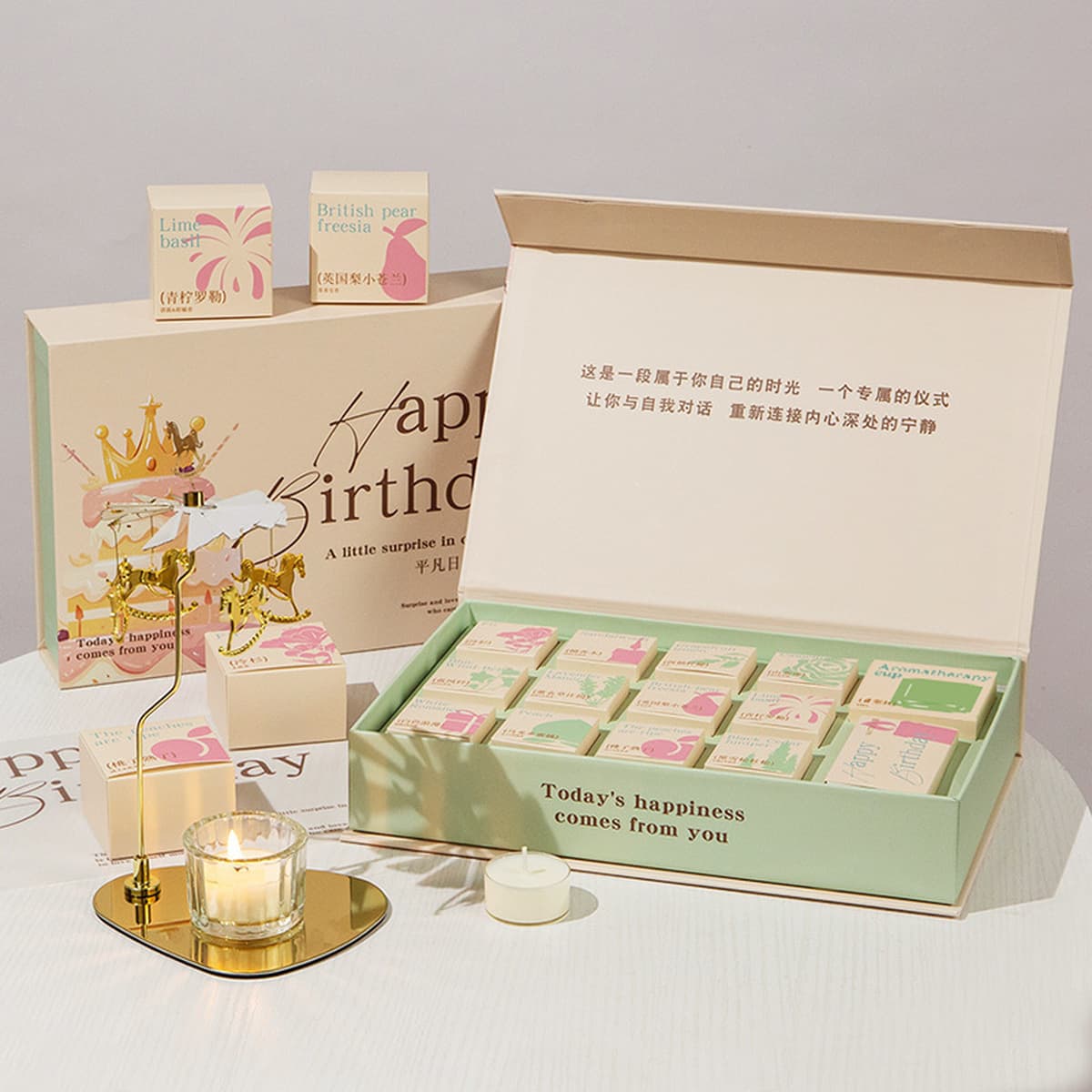 Подарок на день рождения, подарочная коробка для свечей с ароматом для девочек, практичные подруги, нишевые сувениры с...