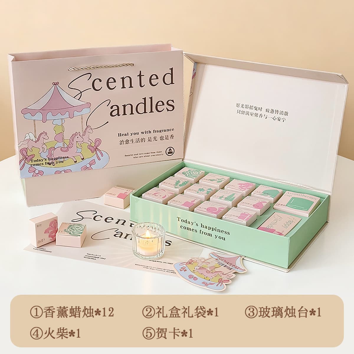 Подарок на день рождения, подарочная коробка для свечей с ароматом для девочек, практичные подруги, нишевые сувениры с...