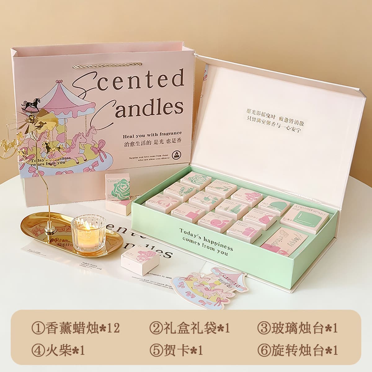Подарок на день рождения, подарочная коробка для свечей с ароматом для девочек, практичные подруги, нишевые сувениры с...