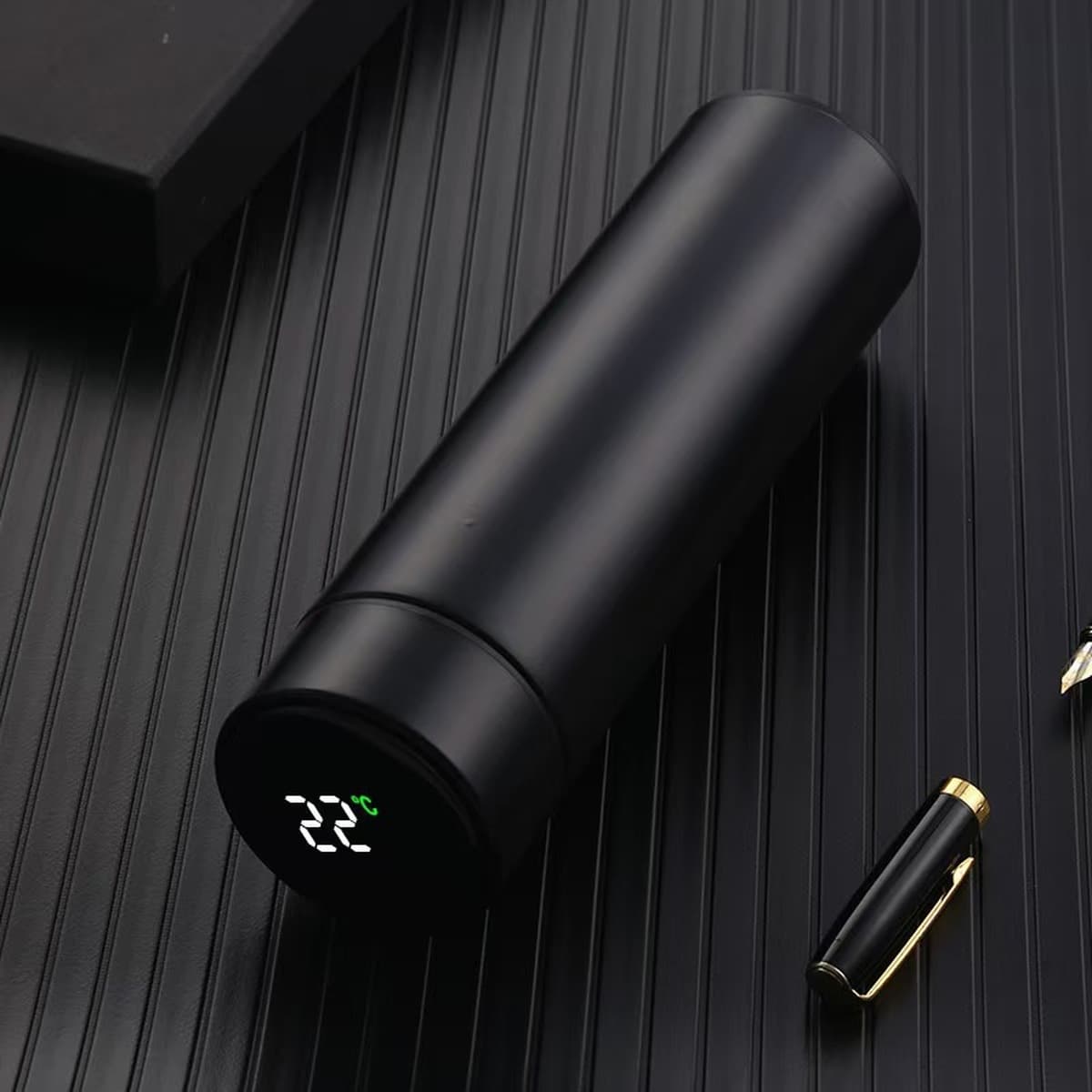 Чашка-термос из нержавеющей стали может быть настроена с гравировкой логотипа, дисплеем температуры, подарком для открытия...