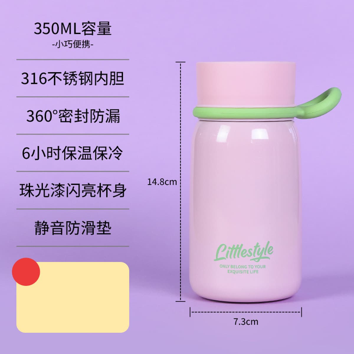 316 из нержавеющей стали с высоким содержанием термостата Универсальная мужская женская студенческая чашка портативная...