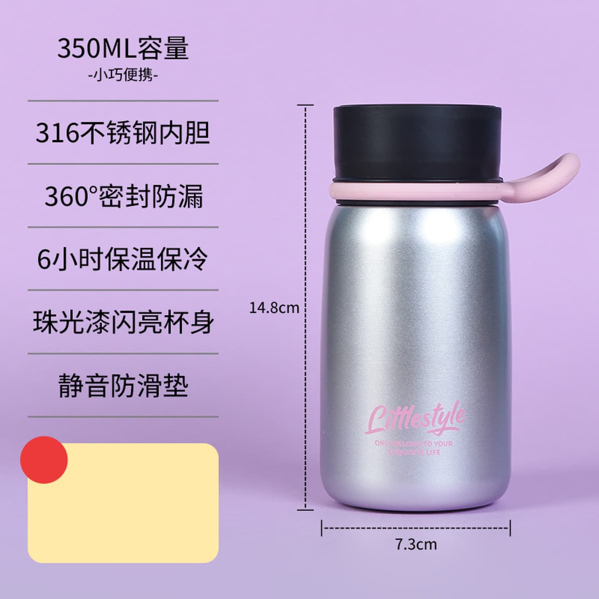 316 из нержавеющей стали с высоким содержанием термостата Универсальная мужская женская студенческая чашка портативная...