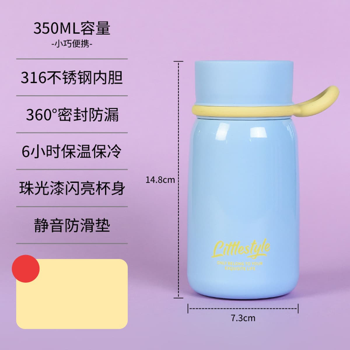 316 из нержавеющей стали с высоким содержанием термостата Универсальная мужская женская студенческая чашка портативная...