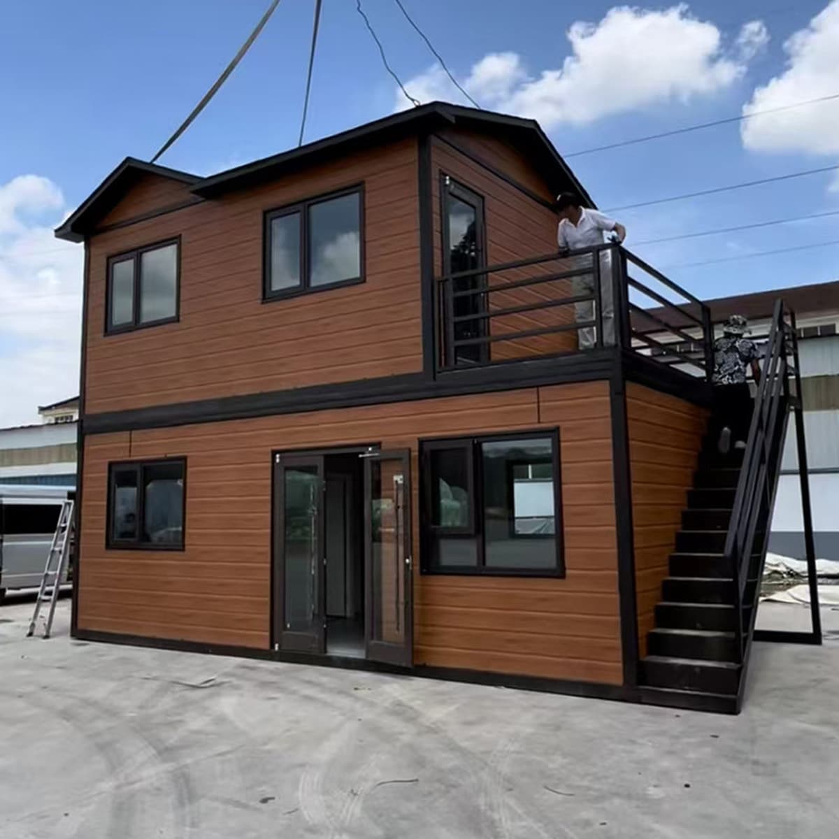 Мобильный дом, сборный дом, вилла, жилой офис, зимний сад, сборный, разборный, малогабаритный стальной каркас