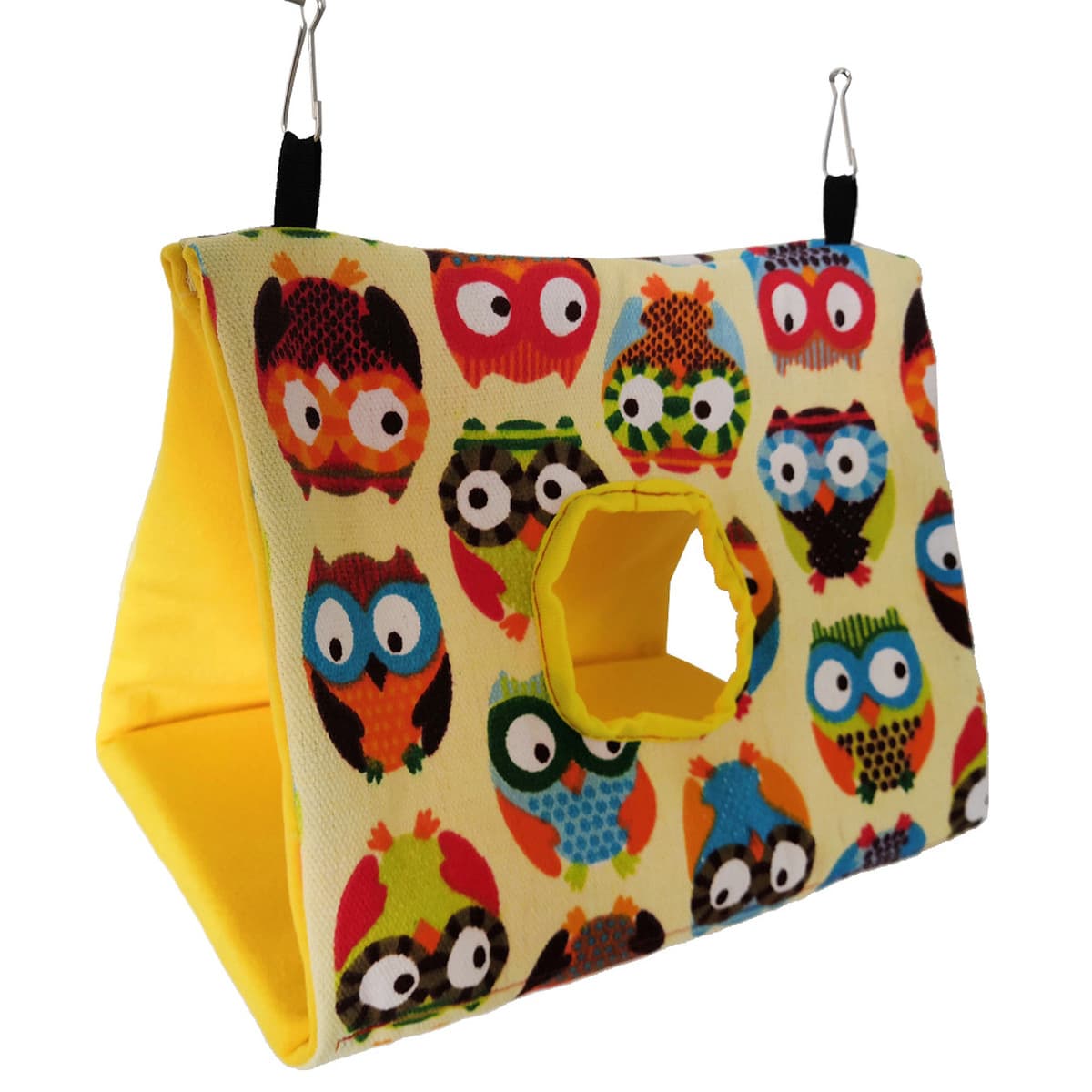 Четыре сезона холст фланелевый гамак для Птиц Гнездо для попугаев Птичий дом спальное гнездо с отверстием игровое...