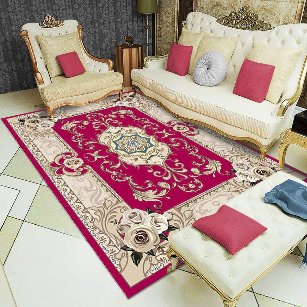 Ковер в офисном отеле Домашний столик для гостиной