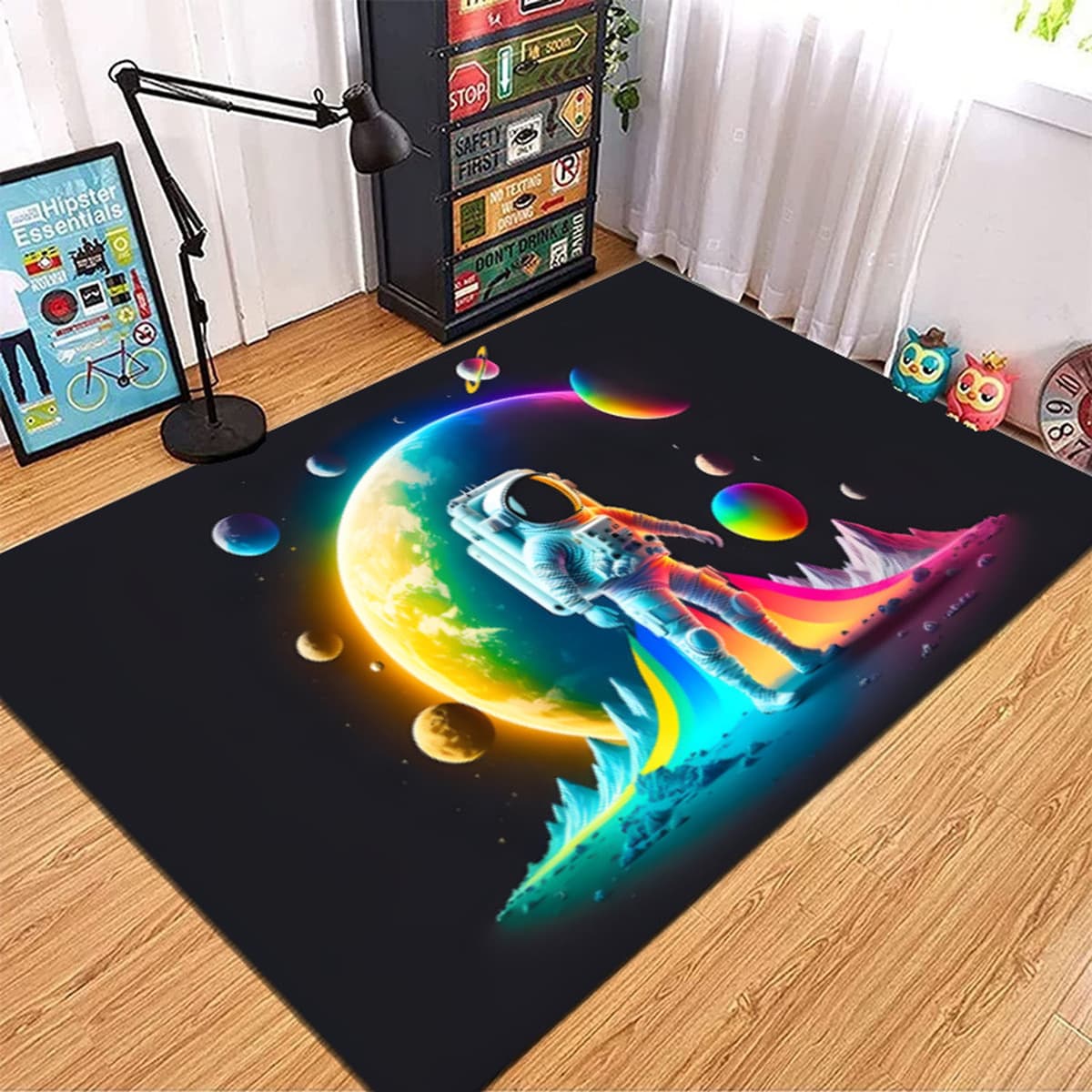 Трансграничный Творческий 3D визуальный ковер для гостиной спальня полный утолщенный ковер украшение для киберспортивной...